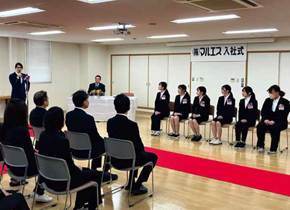 2025年度新入社員入社式の様子