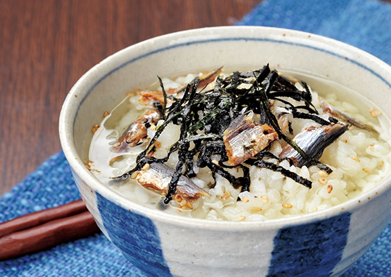 「焼きうるめ」を使ったレシピうるめ茶漬け